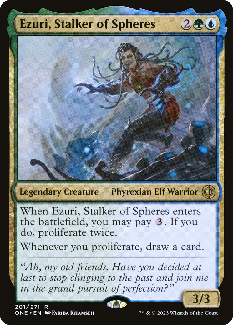 Ezuri, Stalker of Spheres (ONE) 201 - WZRD TCG