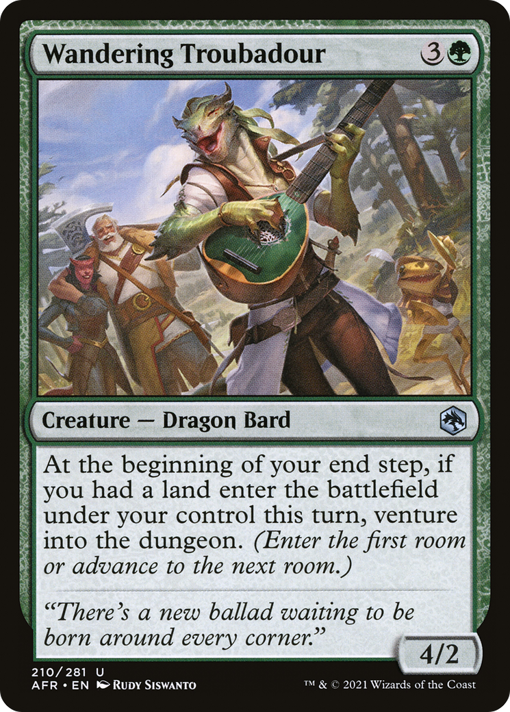 Wandering Troubadour (AFR) 210 - WZRD TCG