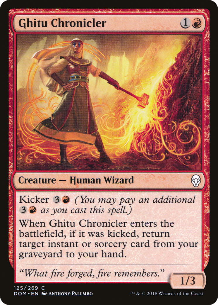 Ghitu Chronicler (DOM) 125 - WZRD TCG