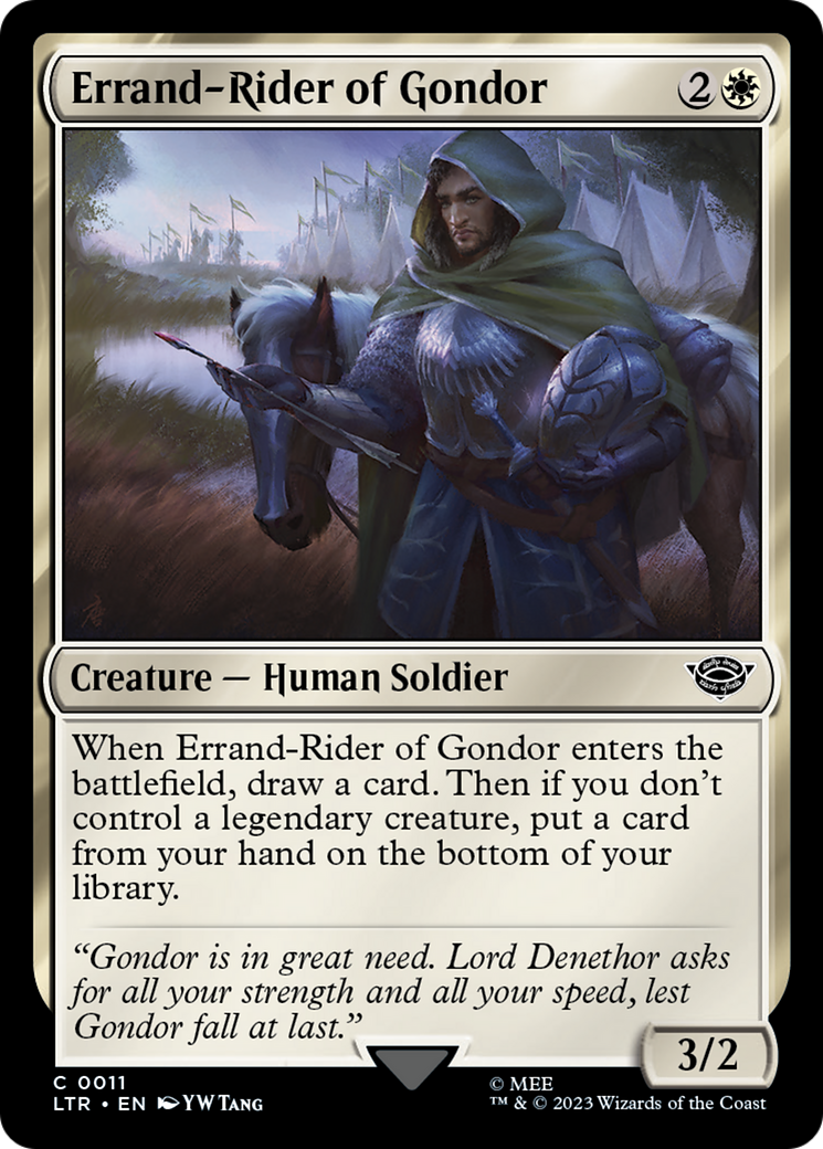 Errand-Rider of Gondor (LTR) 11 - WZRD TCG