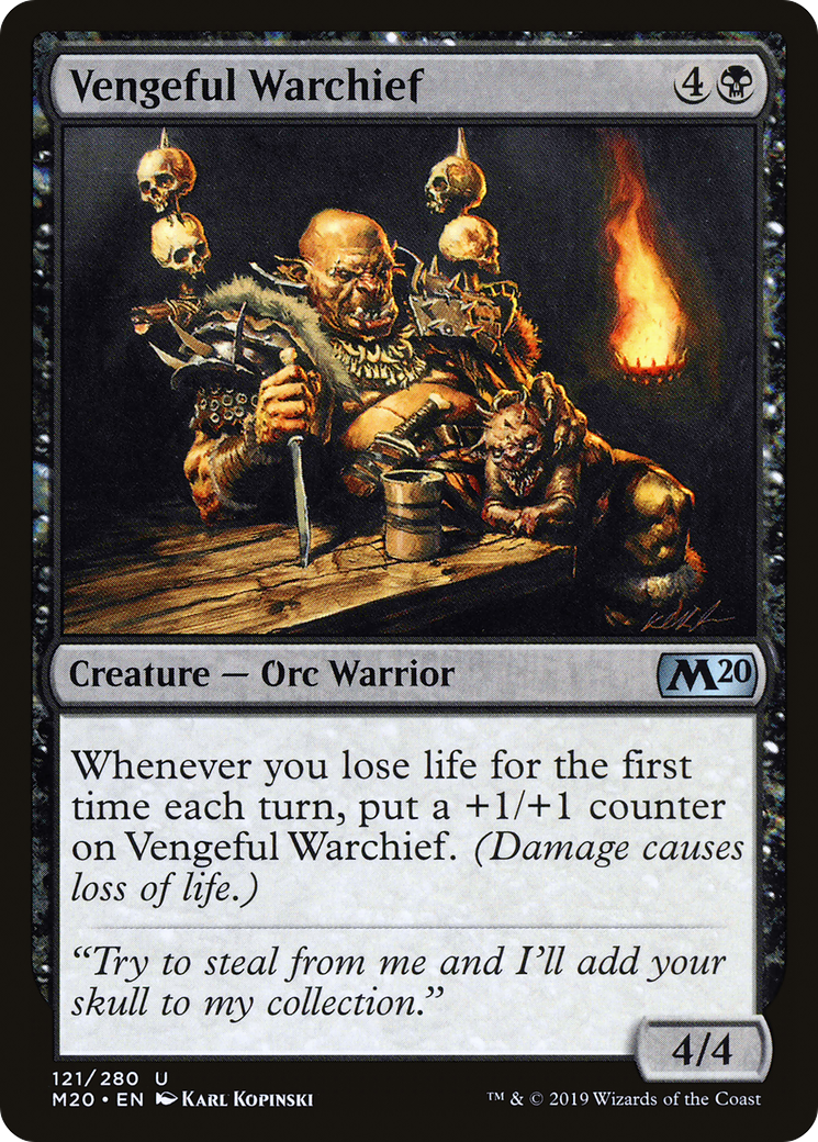 Vengeful Warchief (M20) 121 - WZRD TCG