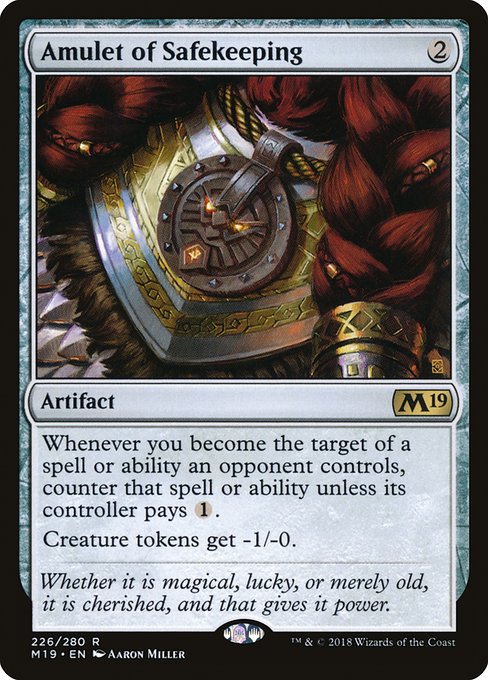 Amulet of Safekeeping front