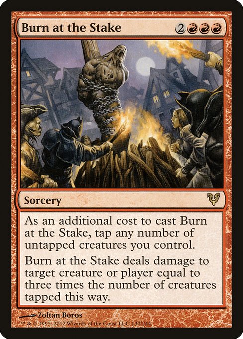 Burn at the Stake front