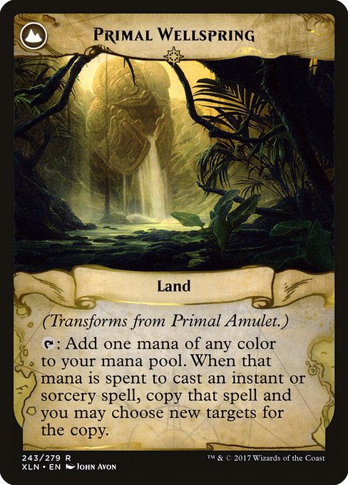 Primal Amulet // Primal Wellspring (Back)