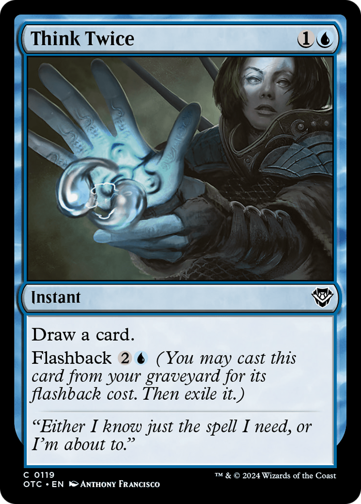 Think Twice (OTC) 119 - WZRD TCG