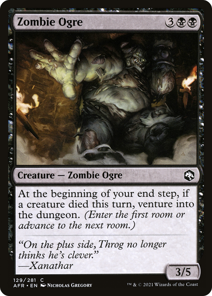 Zombie Ogre (AFR) 129 - WZRD TCG