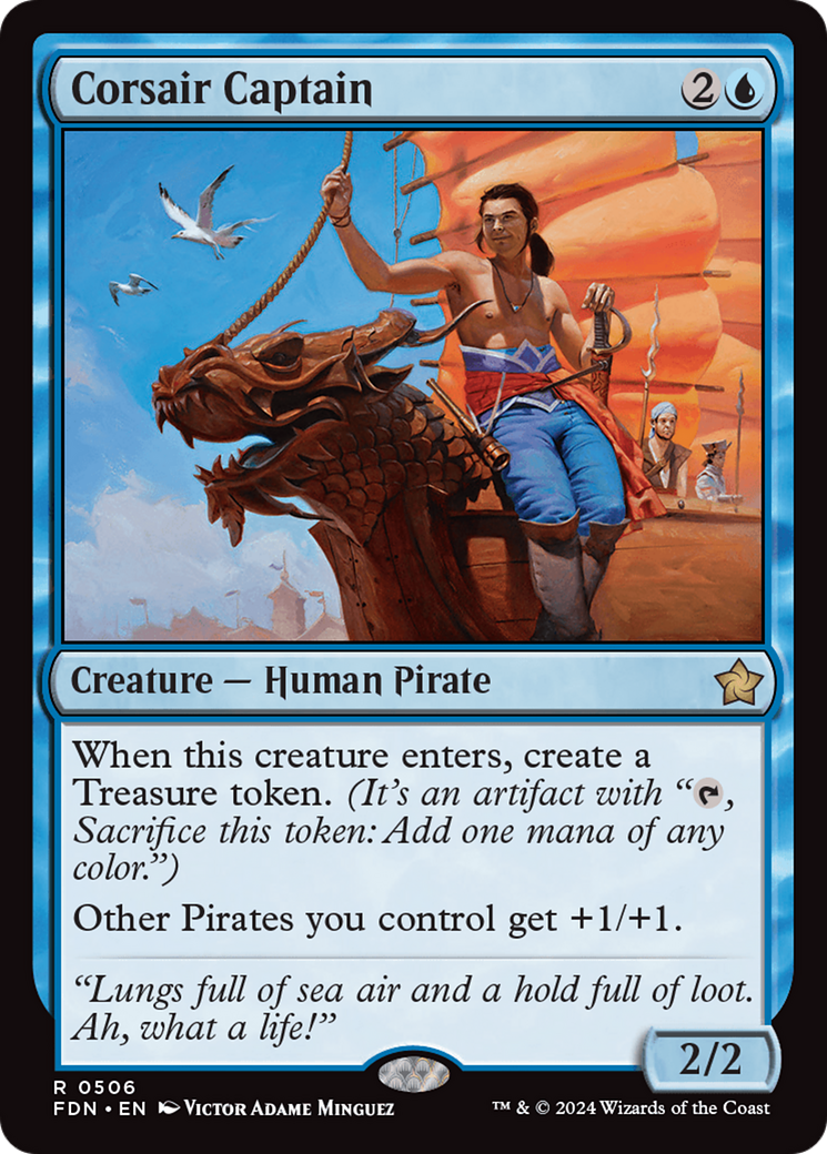 Corsair Captain (FDN) 506 - WZRD TCG