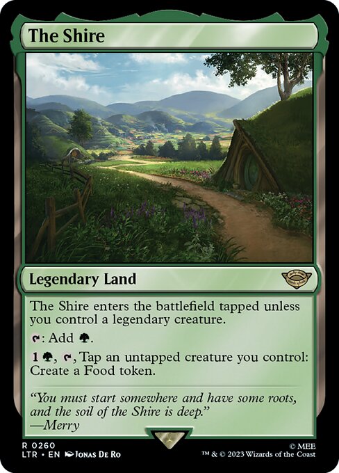 The Shire front