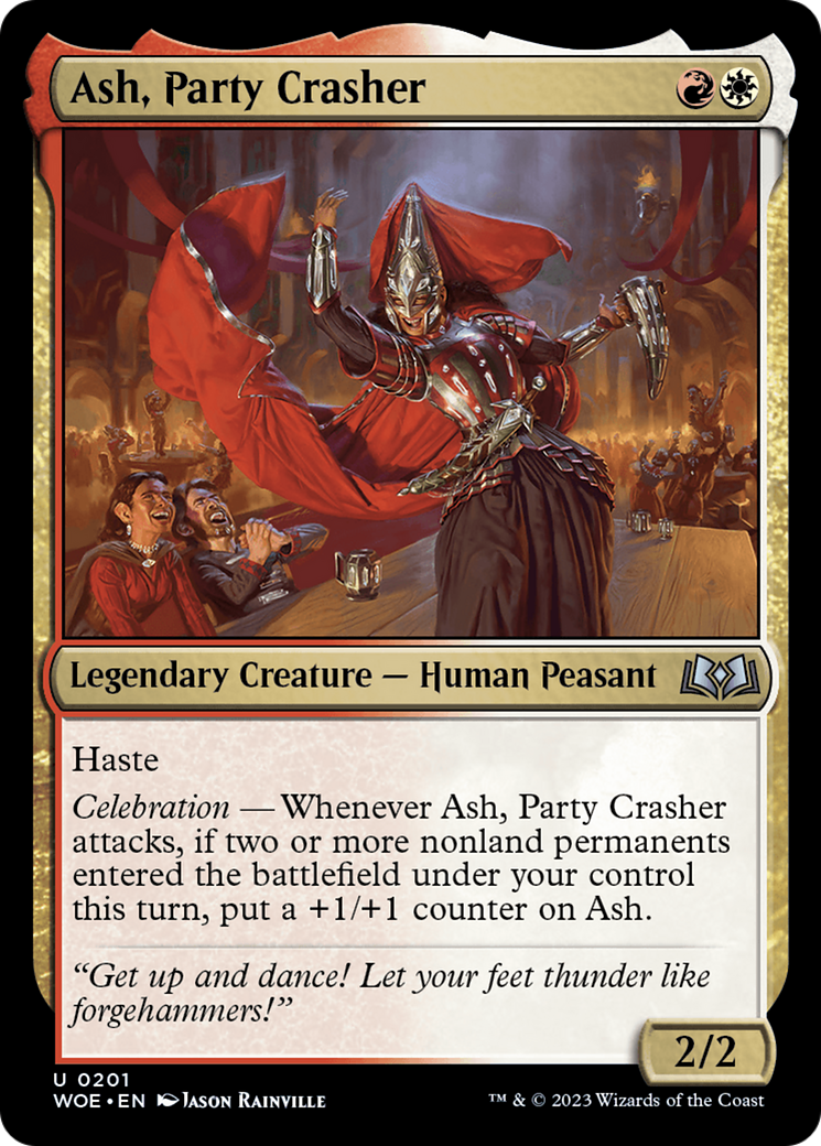 Ash, Party Crasher (WOE) 201 - WZRD TCG