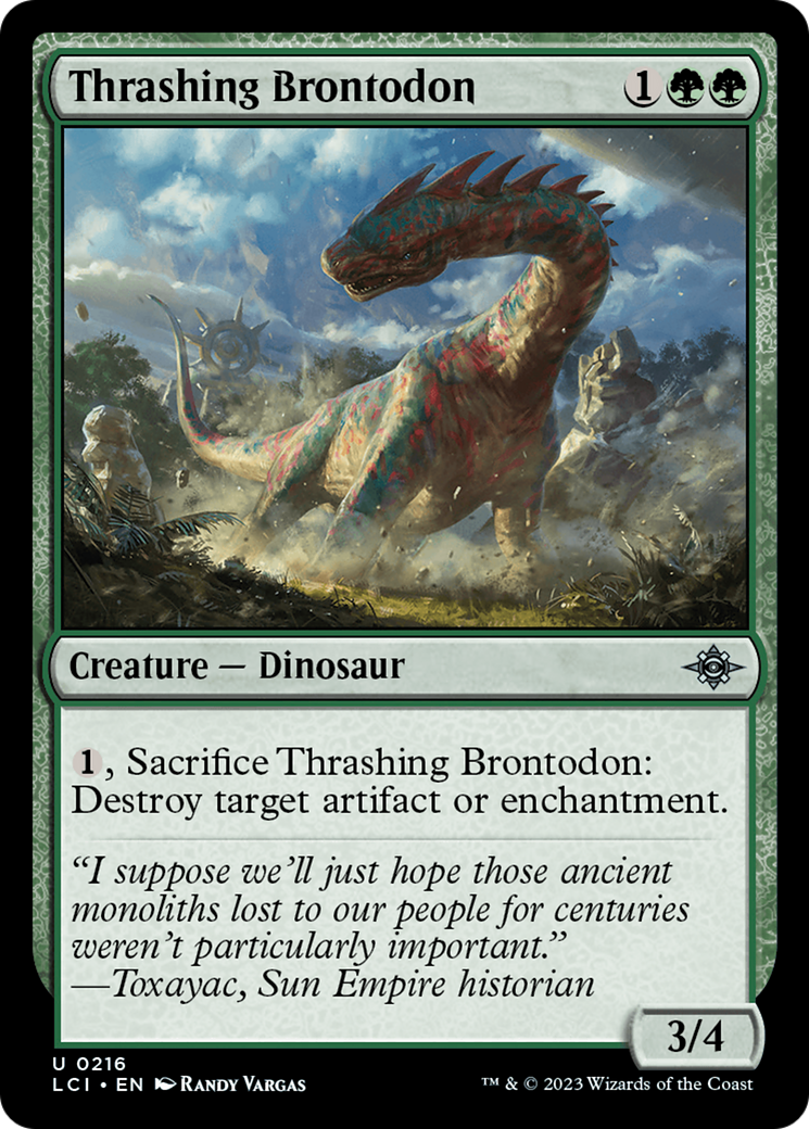 Thrashing Brontodon (LCI) 216