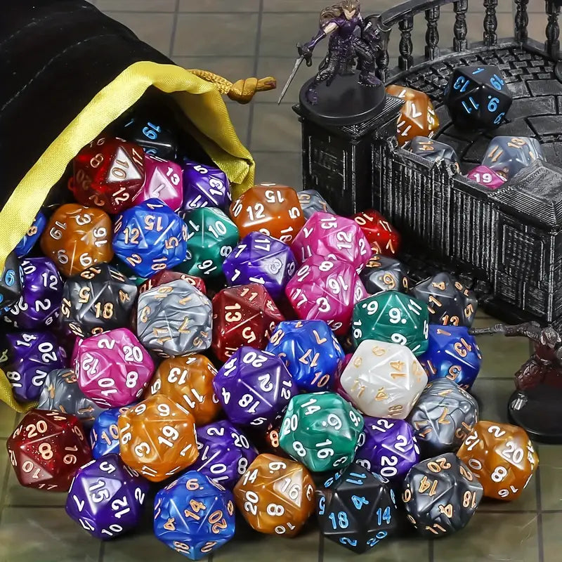 Mystery D20 Dice Bag - Buy a handful
