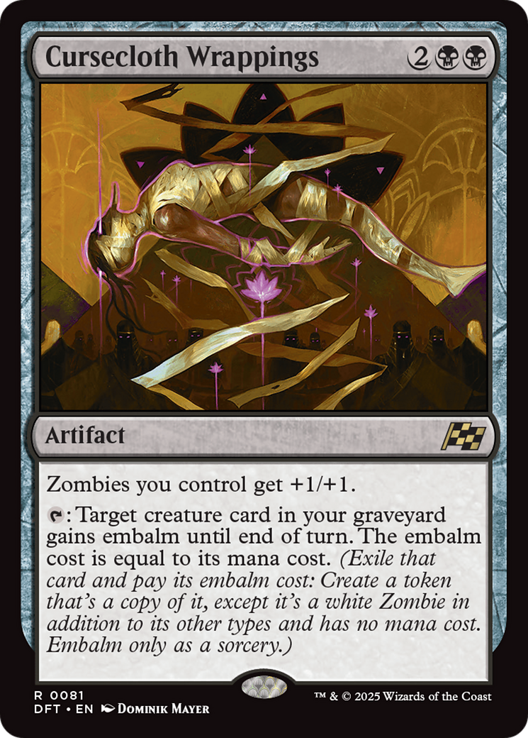 Cursecloth Wrappings (DFT) 81 - WZRD TCG