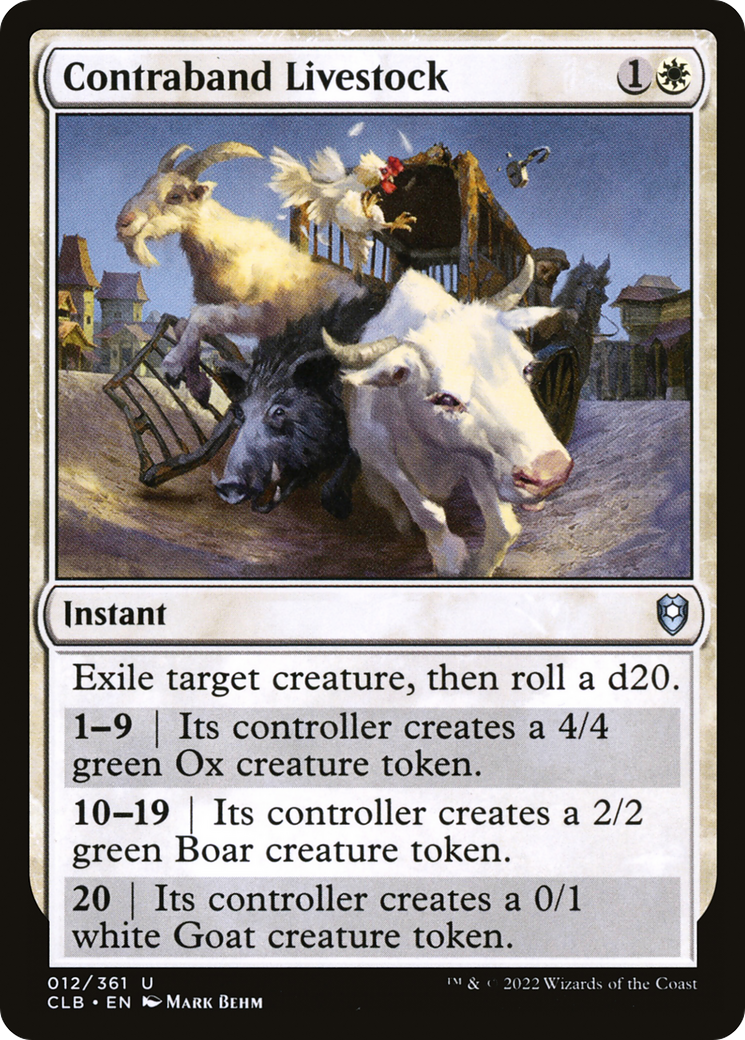 Contraband Livestock (CLB) 12