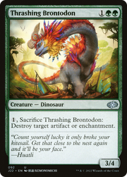 Thrashing Brontodon (J22) 92 - WZRD TCG