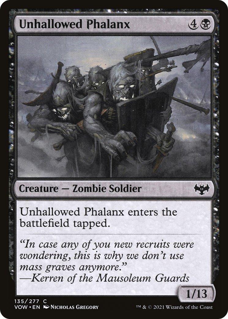 Unhallowed Phalanx (VOW) 135 - WZRD TCG