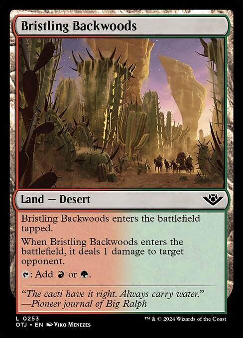 Bristling Backwoods front