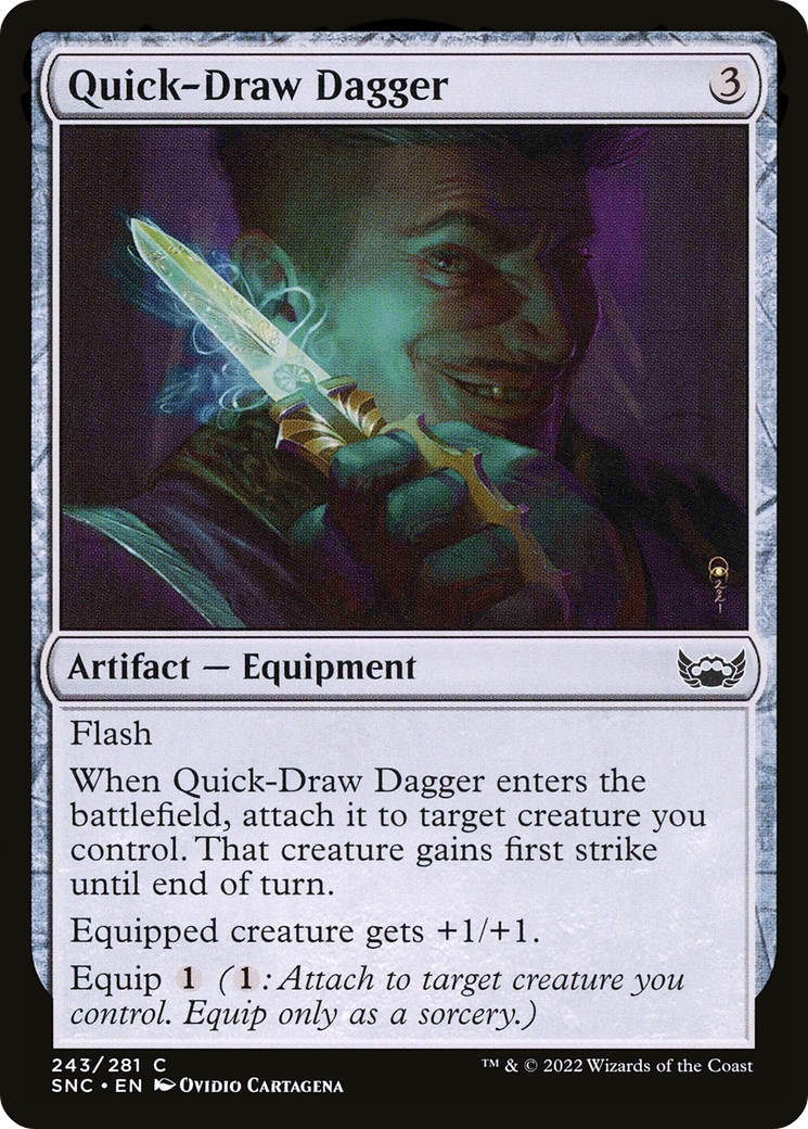 Quick-Draw Dagger (SNC) 243 - WZRD TCG
