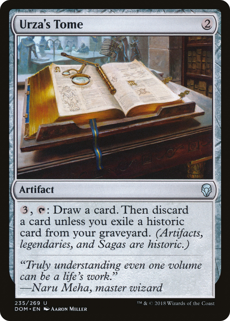 Urza's Tome (DOM) 235 - WZRD TCG