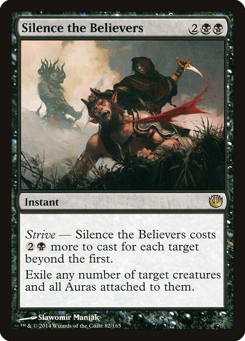 Silence the Believers front