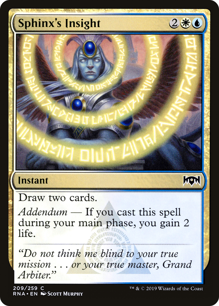Sphinx's Insight (RNA) 209 - WZRD TCG
