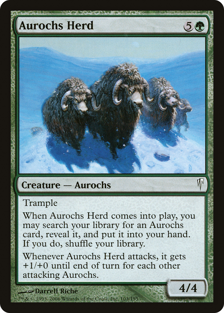 Aurochs Herd (CSP) 103 - WZRD TCG