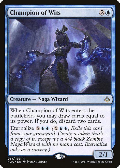Champion of Wits front