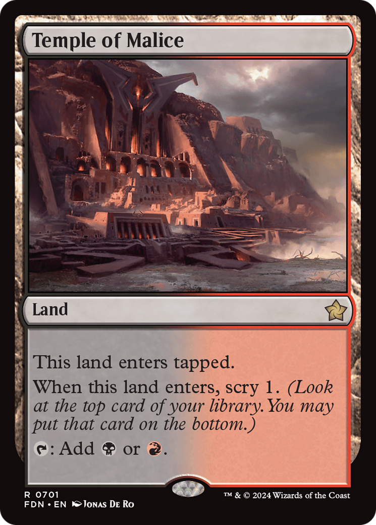 Temple of Malice (FDN) 701