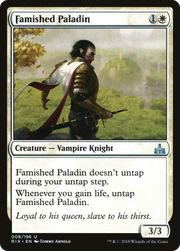 Famished Paladin (RIX) 8 - WZRD TCG