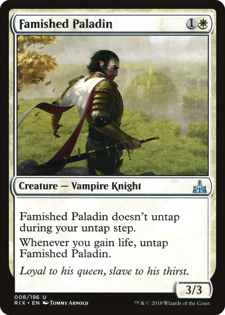 Famished Paladin (RIX) 8 - WZRD TCG