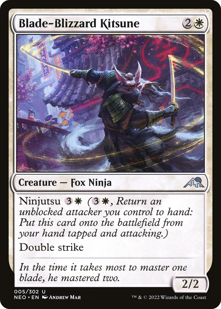 Blade-Blizzard Kitsune (NEO) 5 - WZRD TCG
