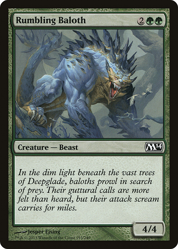 Rumbling Baloth (M14) 193 - WZRD TCG
