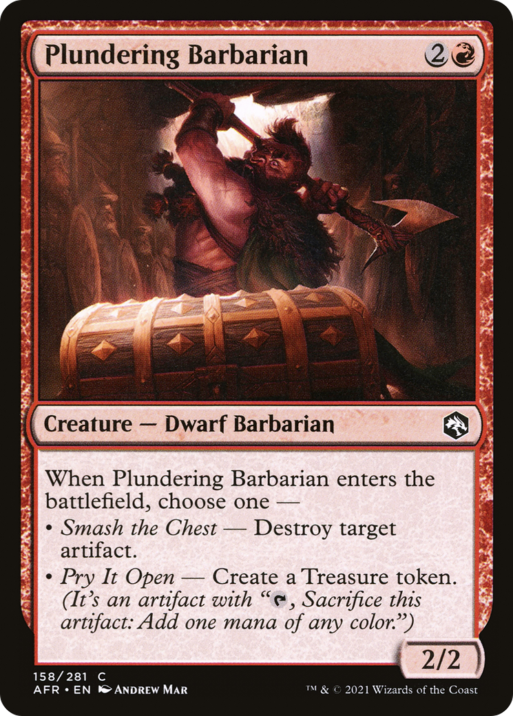 Plundering Barbarian (AFR) 158