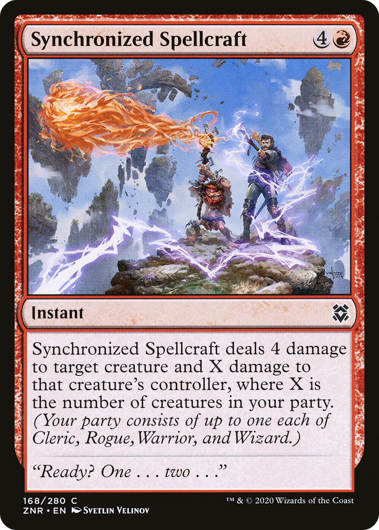 Synchronized Spellcraft (ZNR) 168 - WZRD TCG