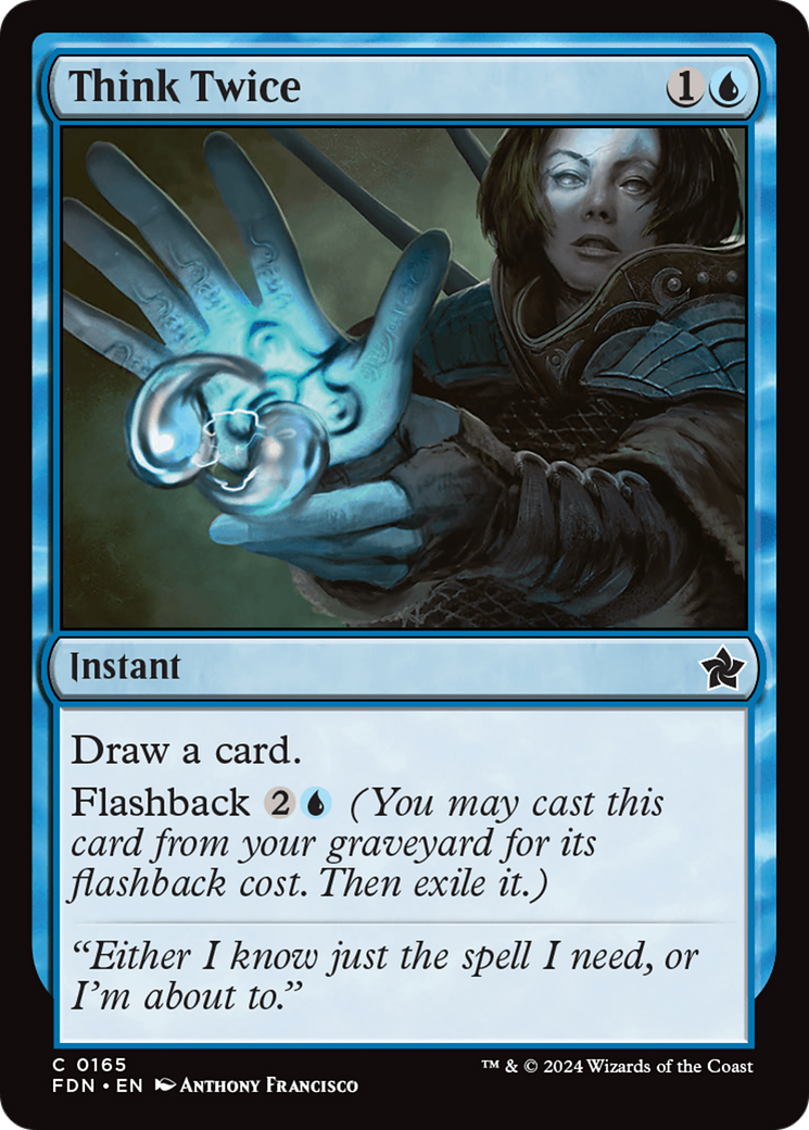 Think Twice (FDN) 165 - WZRD TCG