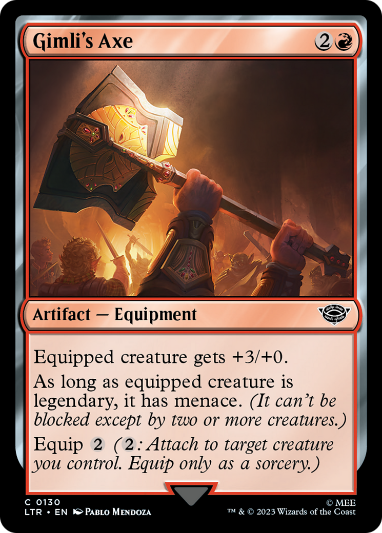 Gimli's Axe (LTR) 130 - WZRD TCG