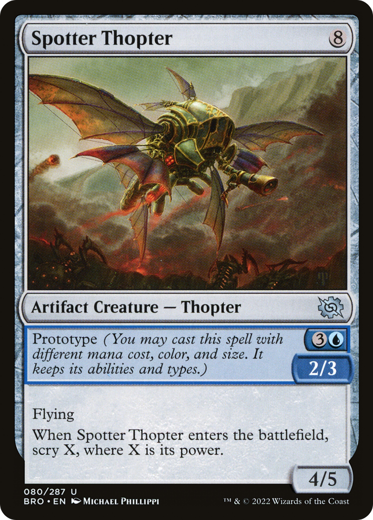 Spotter Thopter (BRO) 80 - WZRD TCG