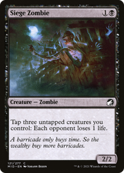 Siege Zombie (MID) 121 - WZRD TCG