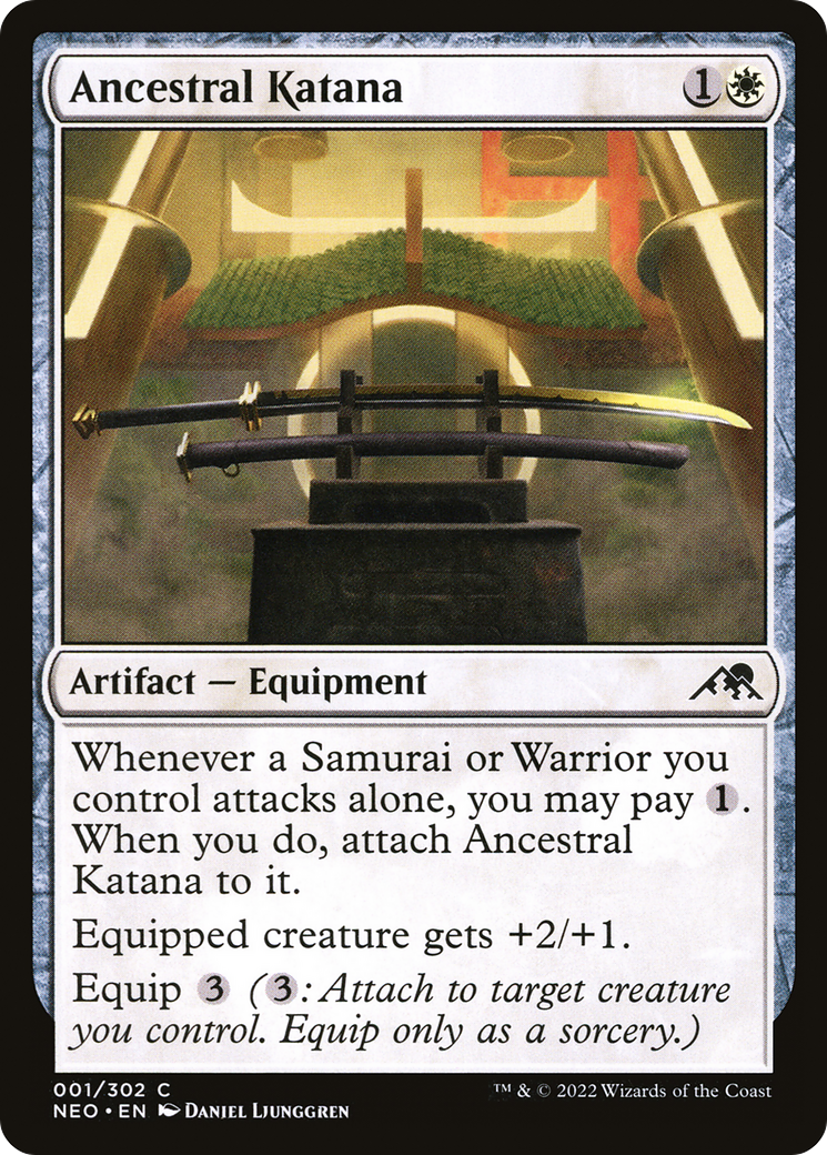 Ancestral Katana (NEO) 1 - WZRD TCG