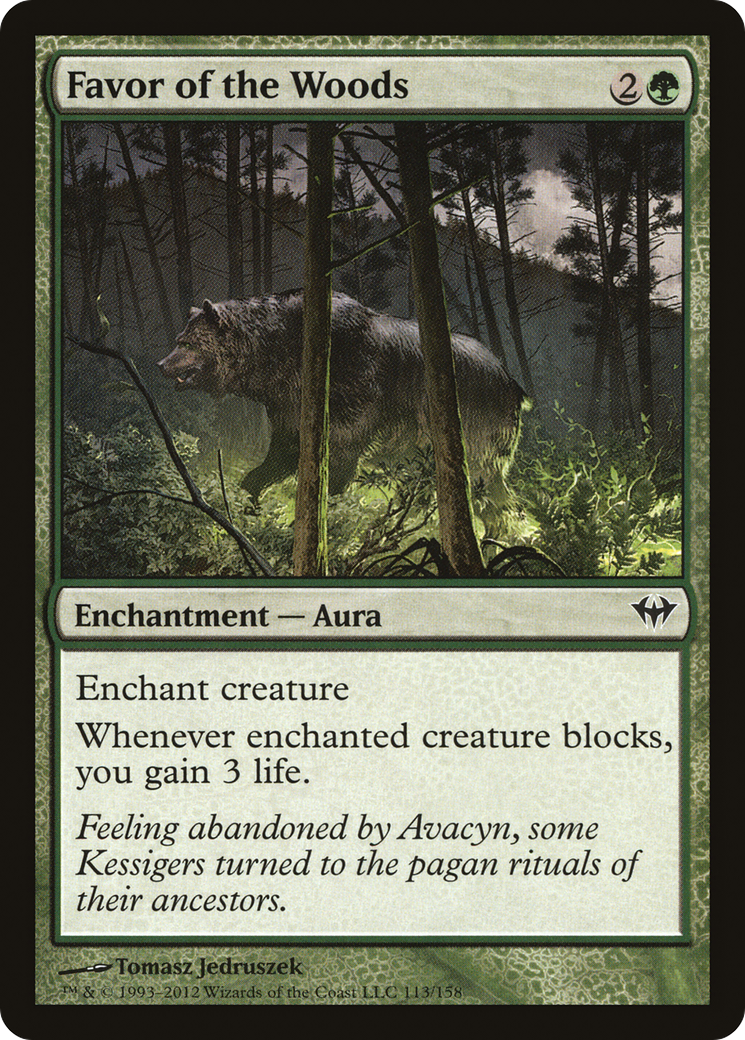 Favor of the Woods (DKA) 113 - WZRD TCG