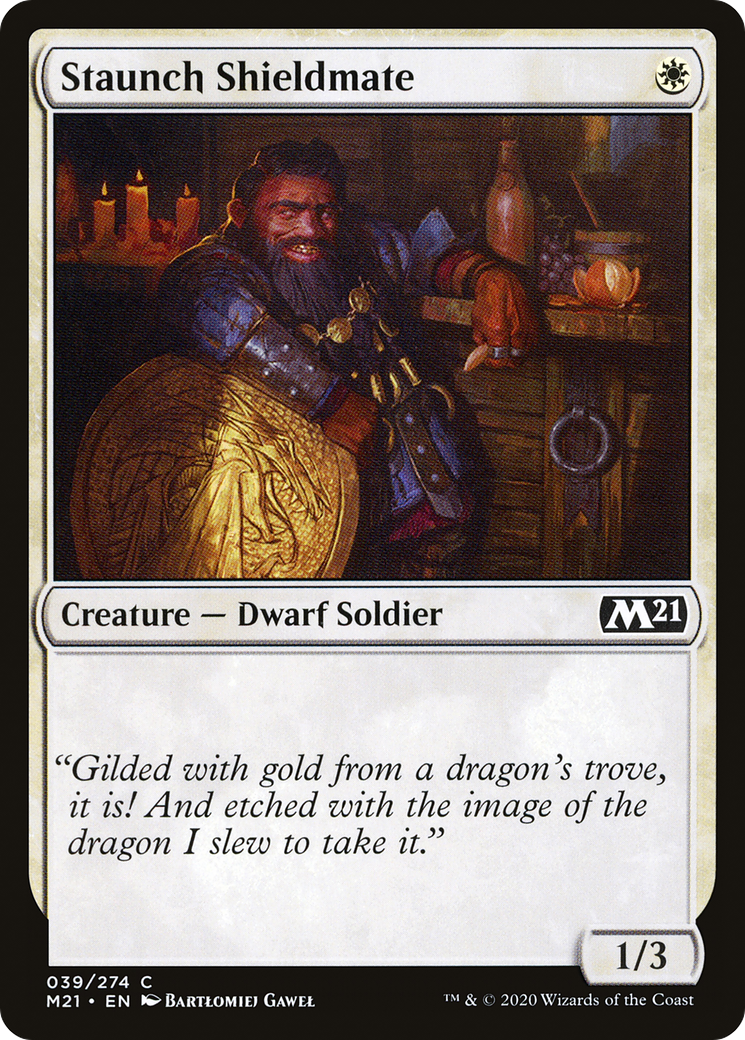 Staunch Shieldmate (M21) 39 - WZRD TCG