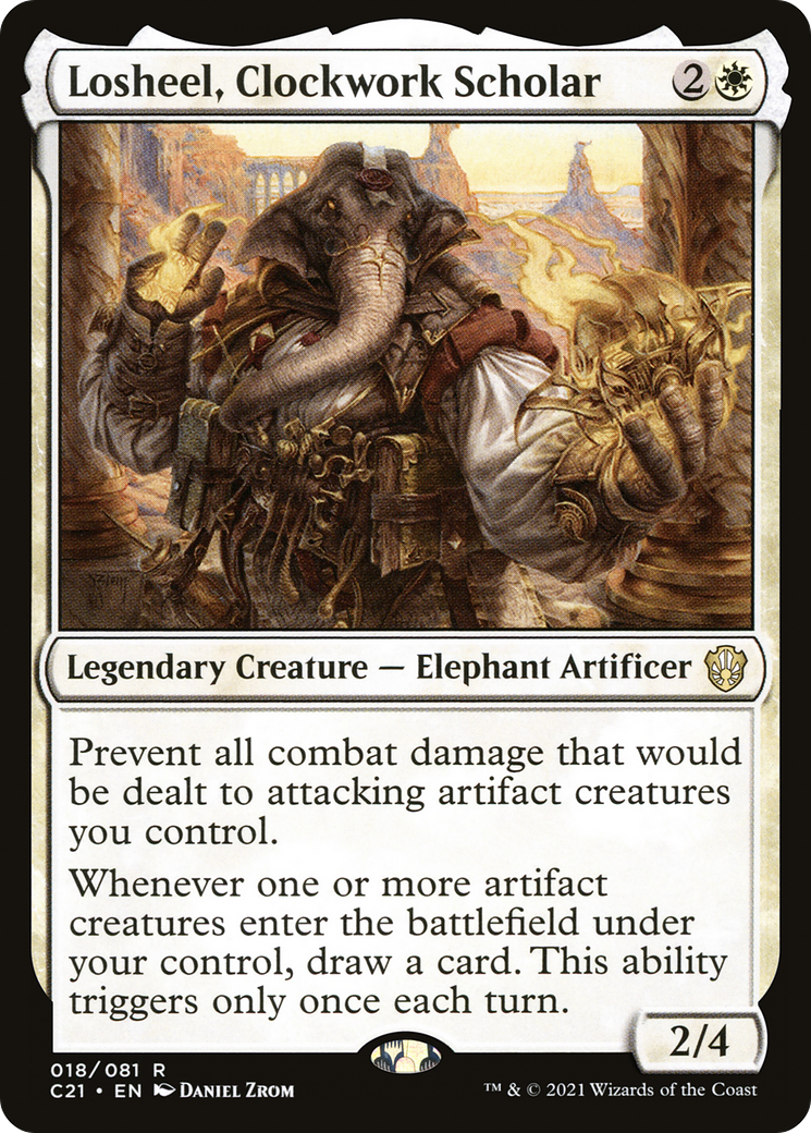 Losheel, Clockwork Scholar (C21) 18