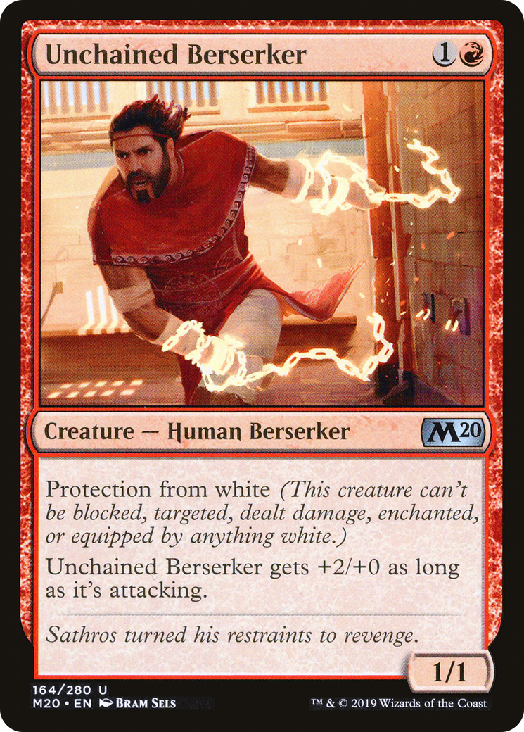 Unchained Berserker (M20) 164 - WZRD TCG