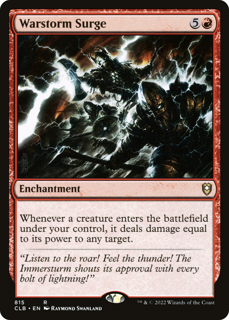 Warstorm Surge (CLB) 815
