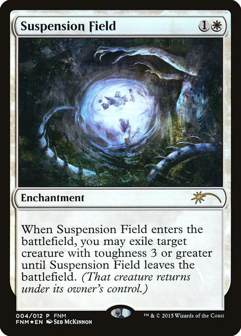 Suspension Field front