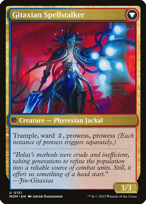 Khenra Spellspear // Gitaxian Spellstalker (Back)