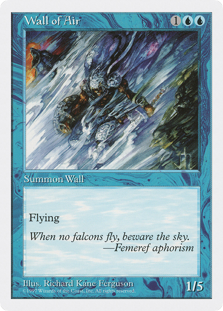 Wall of Air (5ED) 135 - WZRD TCG