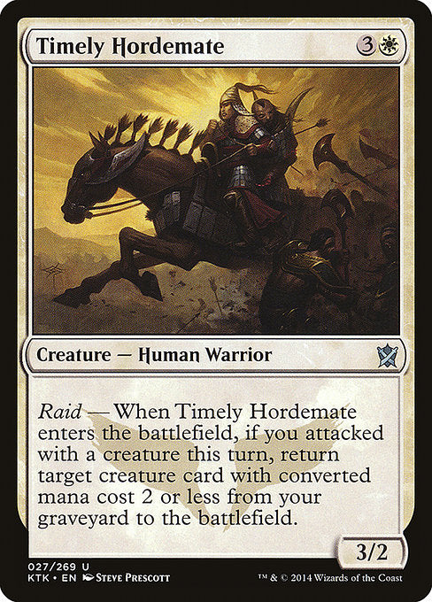 Timely Hordemate front