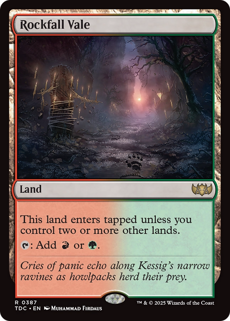 Rockfall Vale (TDC) 387 - WZRD TCG
