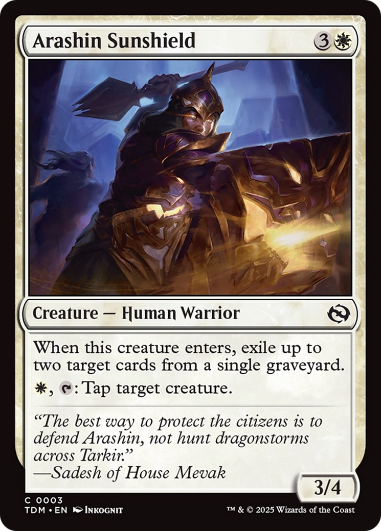 Arashin Sunshield (TDM) 3 - WZRD TCG