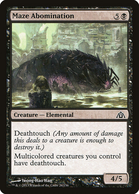 Maze Abomination front